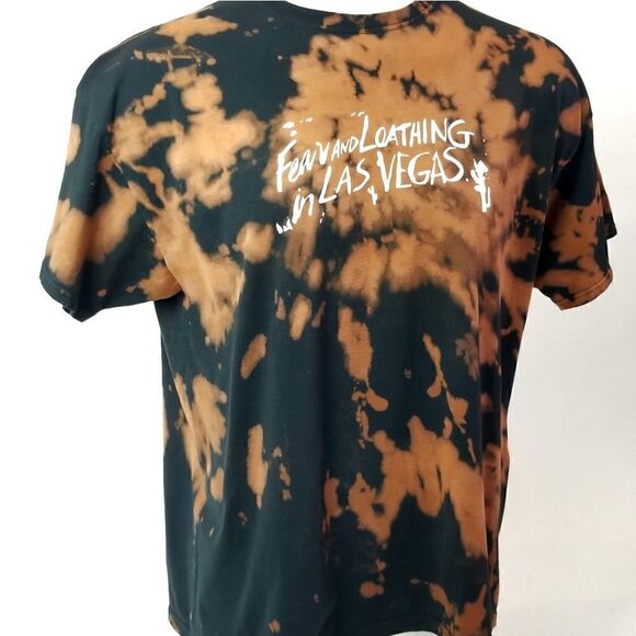 Fear and Loathing in Las Vegas Hunter S. Thompson Acid Wash Movie Tee Rock Tee - Picture 2 of 4